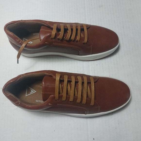 NWNB Vance Co. ComfortForm Men's Brown Lace-up Sneakers Size 11M - Picture 3 of 12